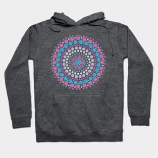 Purple Mandala Dotted Hoodie